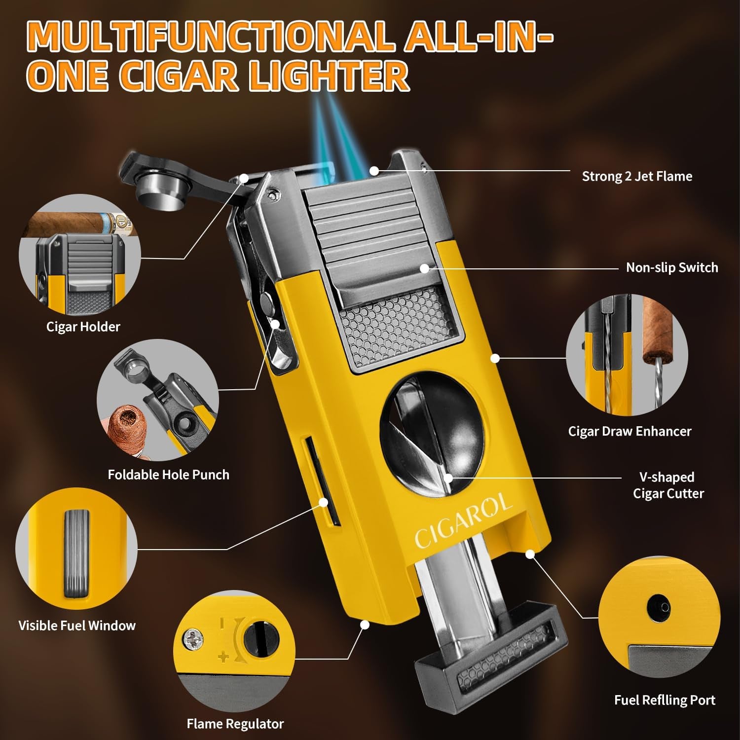 5-in-1 Torch Lighter Kit — cigar lighter, photo 2