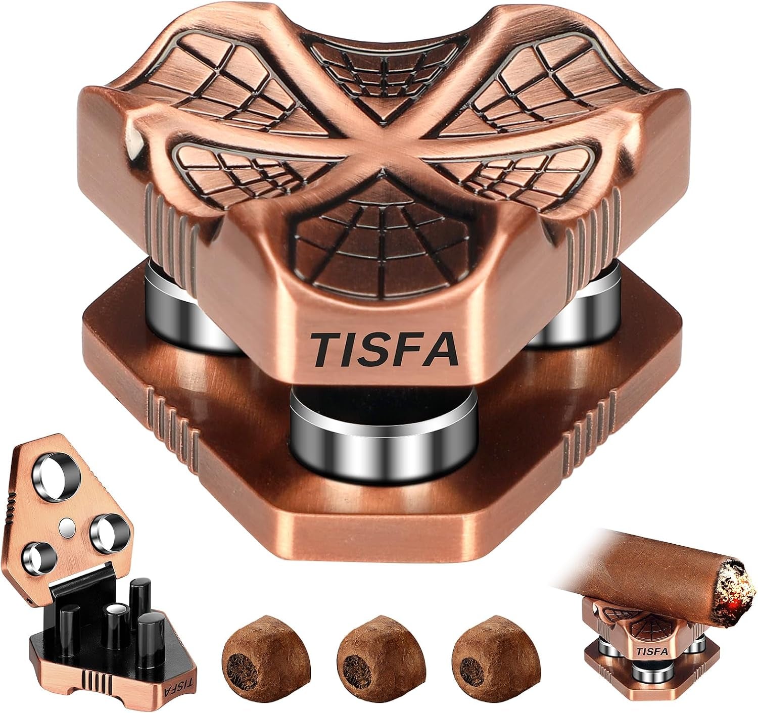 Punch & Holder — 2-in-1 — cigar holder