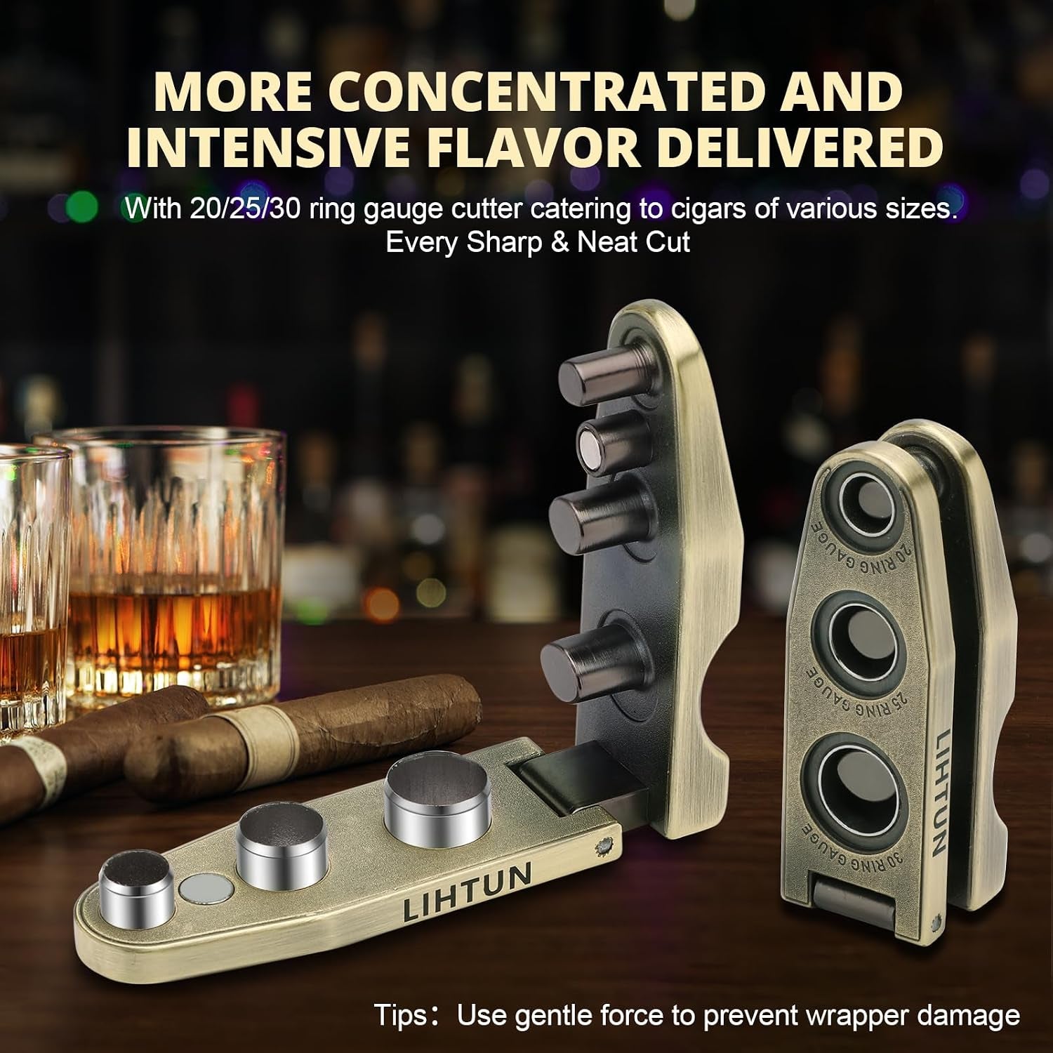 Triple Punch Kit with Stands (Bronze) — cigar punch, photo 4