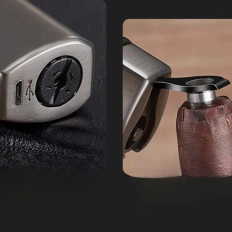 Rechargeable Triple-Jet Torch Lighter — cigar lighter, photo 7