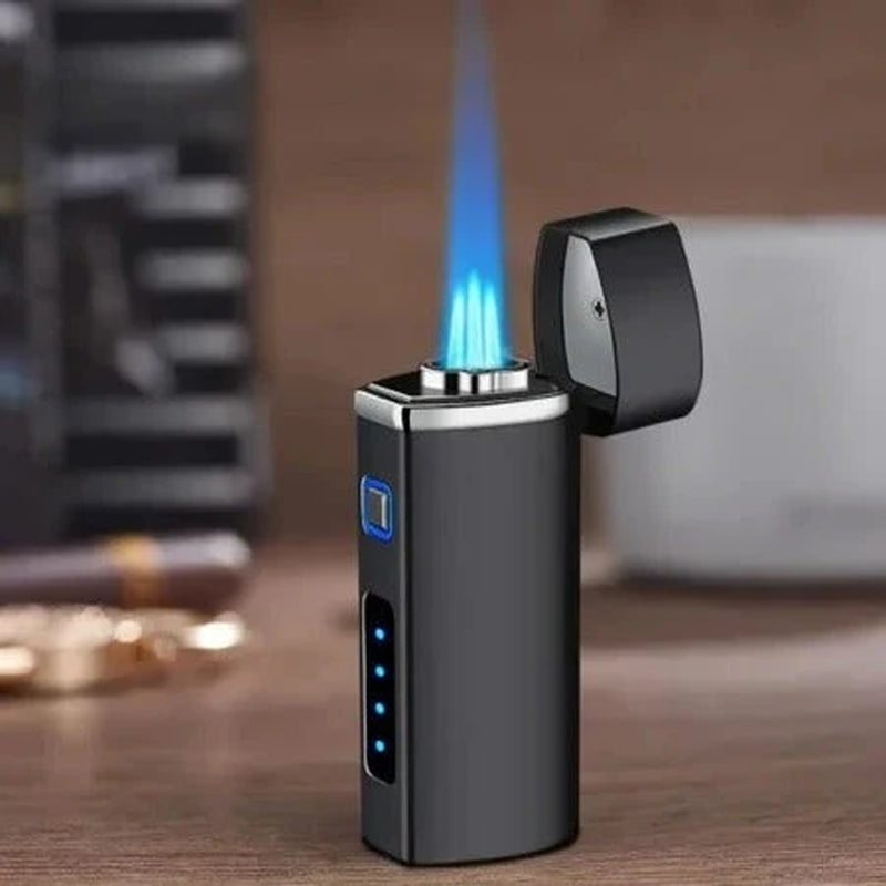 Rechargeable Triple-Jet Torch Lighter — cigar lighter