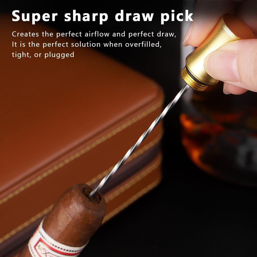 3-in-1 Punch Tool (Gold) — cigar punch, photo 5
