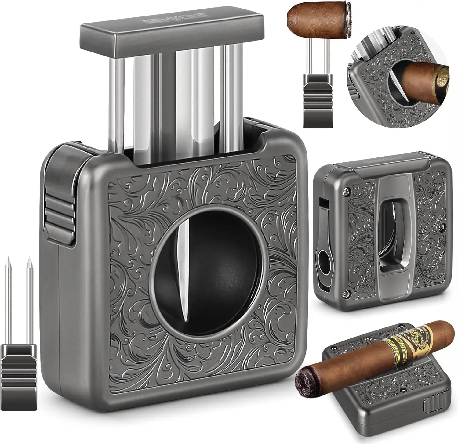 4-in-1 V-Cut Cutter with Punch — cigar cutter, photo 9
