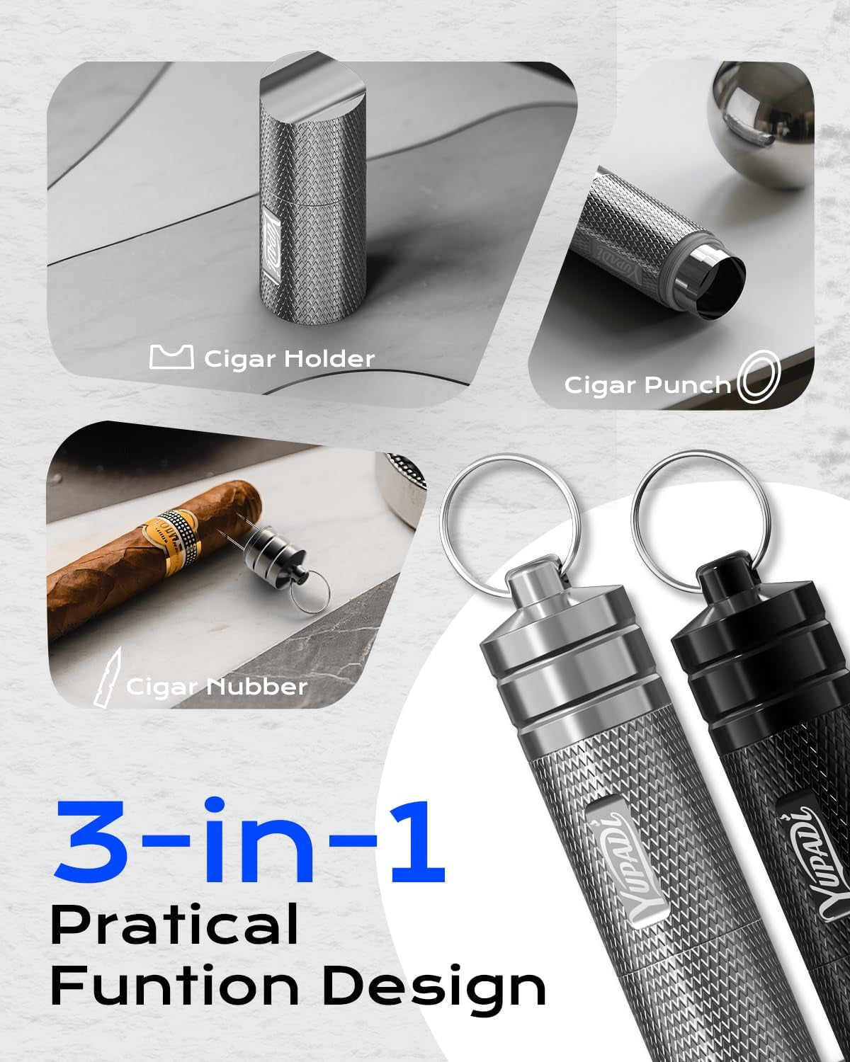 3-in-1 Punch Kit — 2 Pack — cigar punch, photo 2