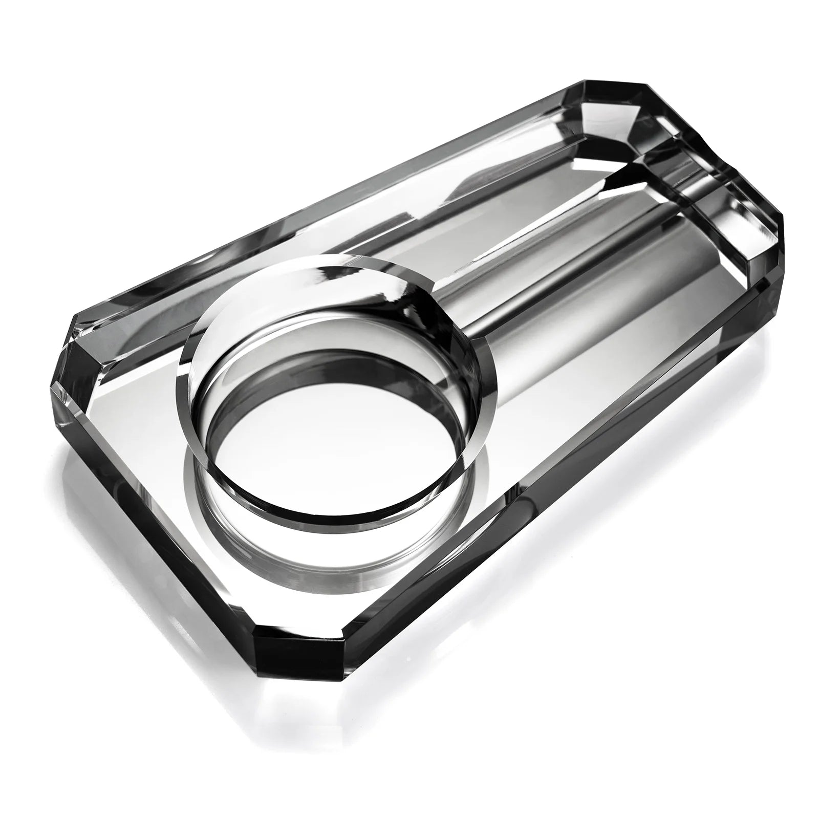 Silver Crystal Ashtray