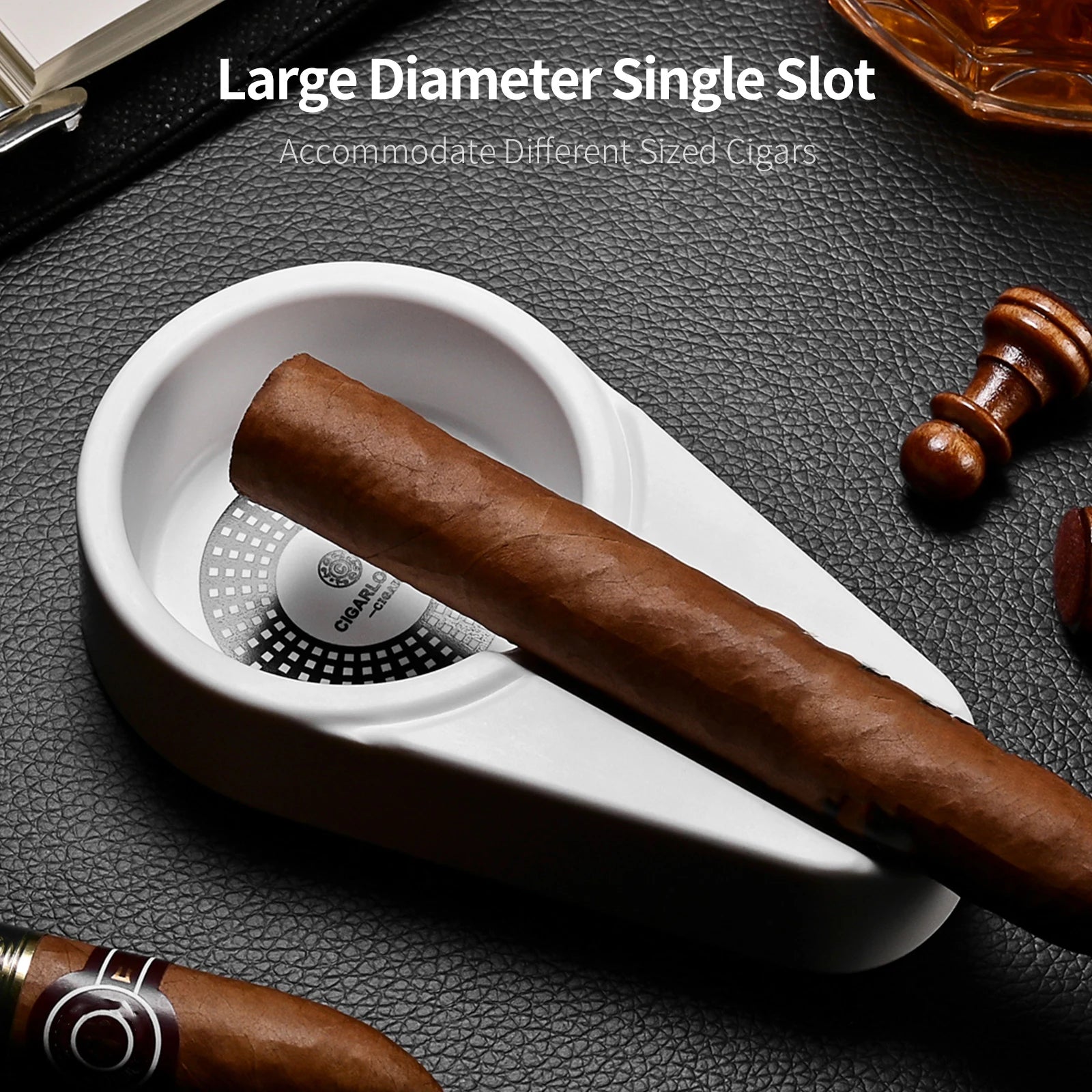 Yellow Resin Ashtray