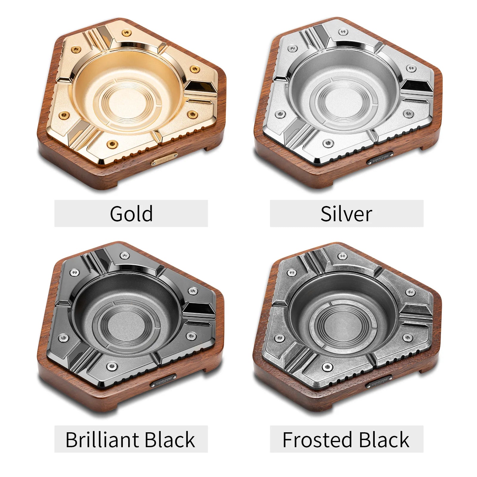 Brilliant Black Ashtray