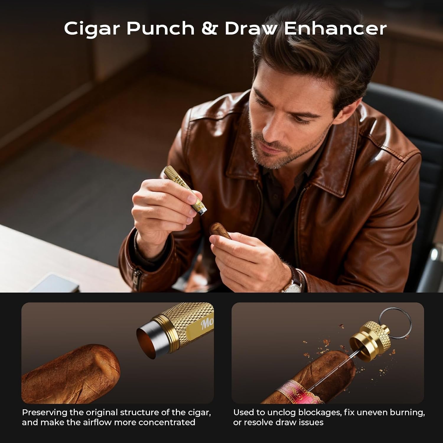 4-in-1 Draw Enhancer Kit — 2 Pack — cigar tool, photo 4