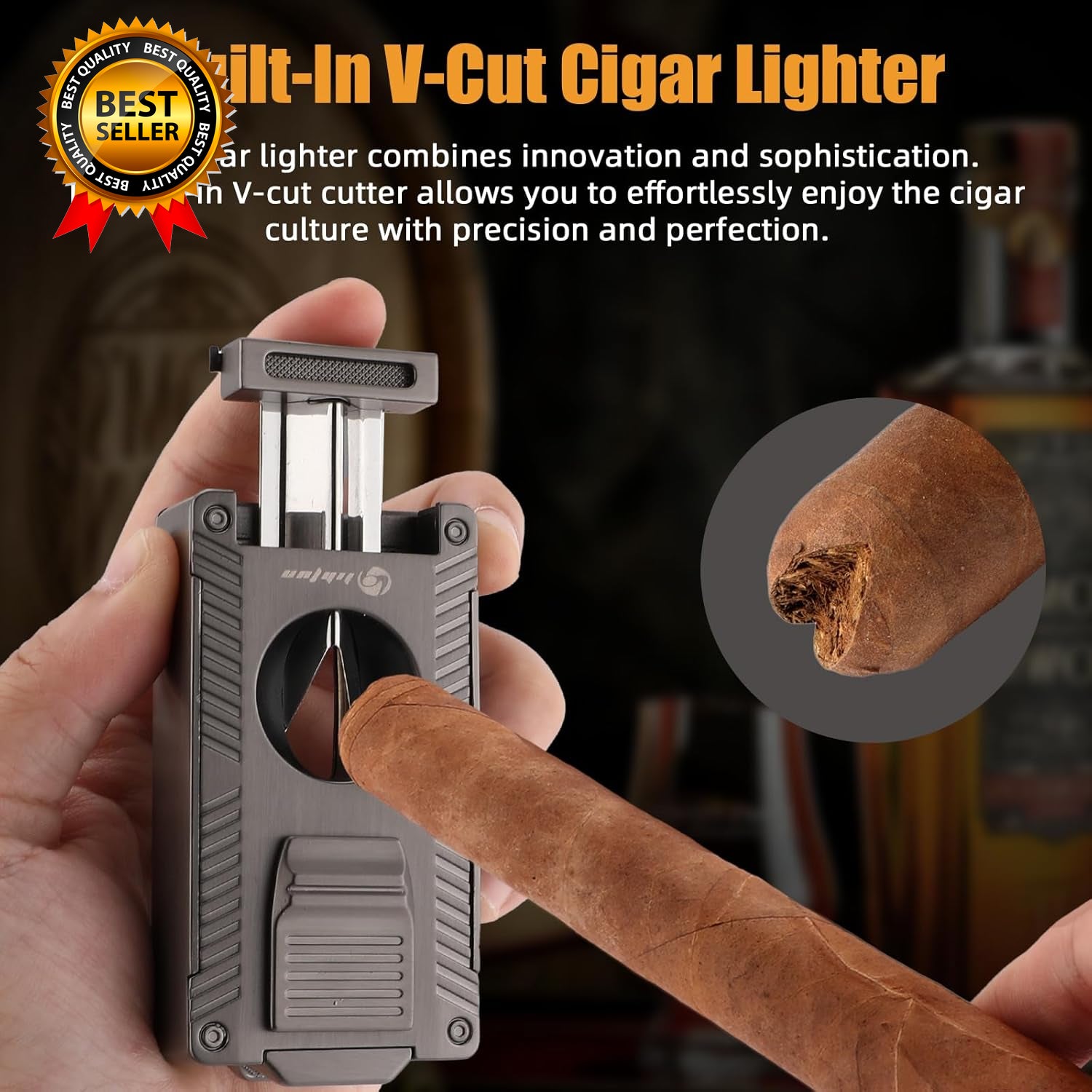 All-in-One Torch Lighter with Punch — cigar lighter, photo 5
