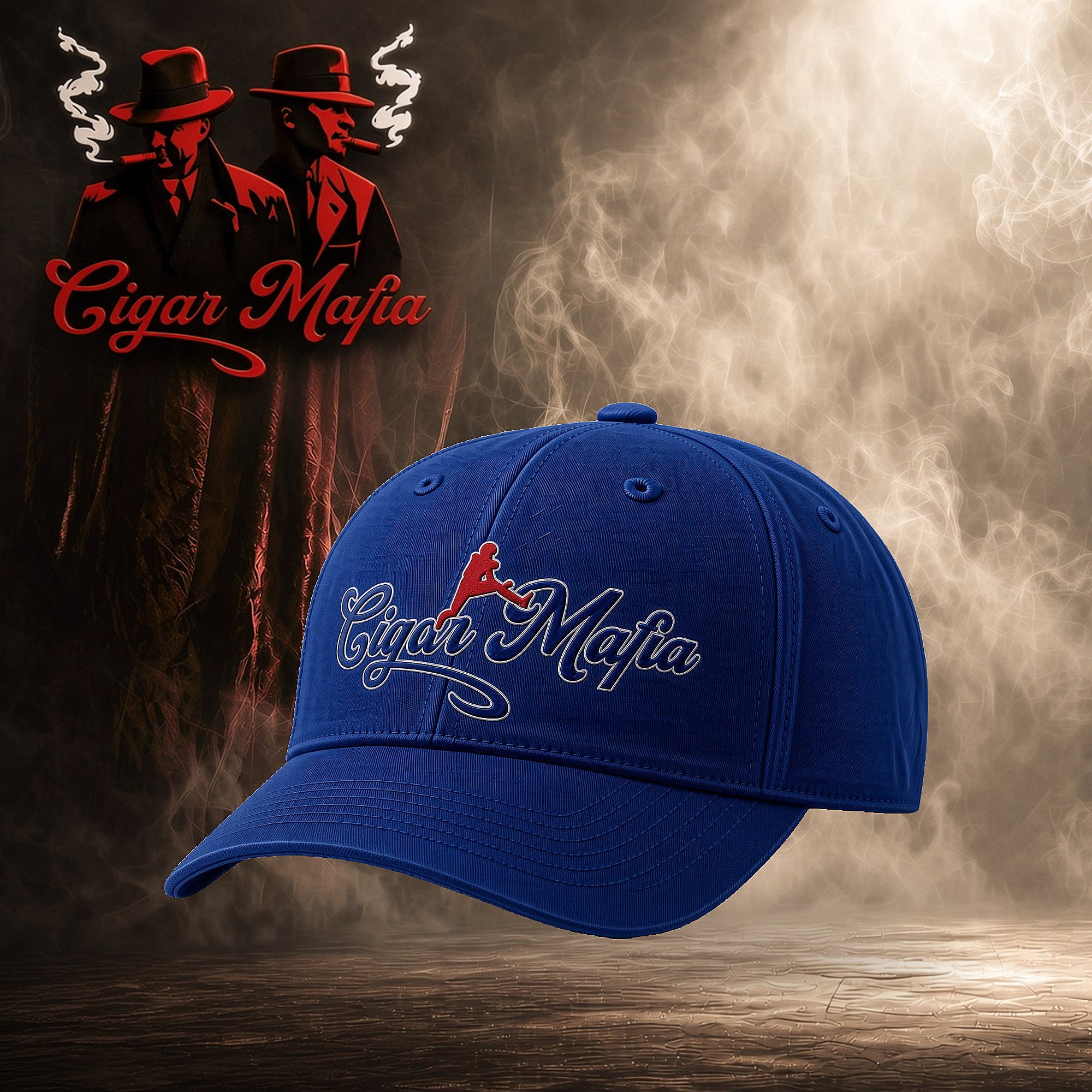 Air Allen Mafia Hat blue __plated v7