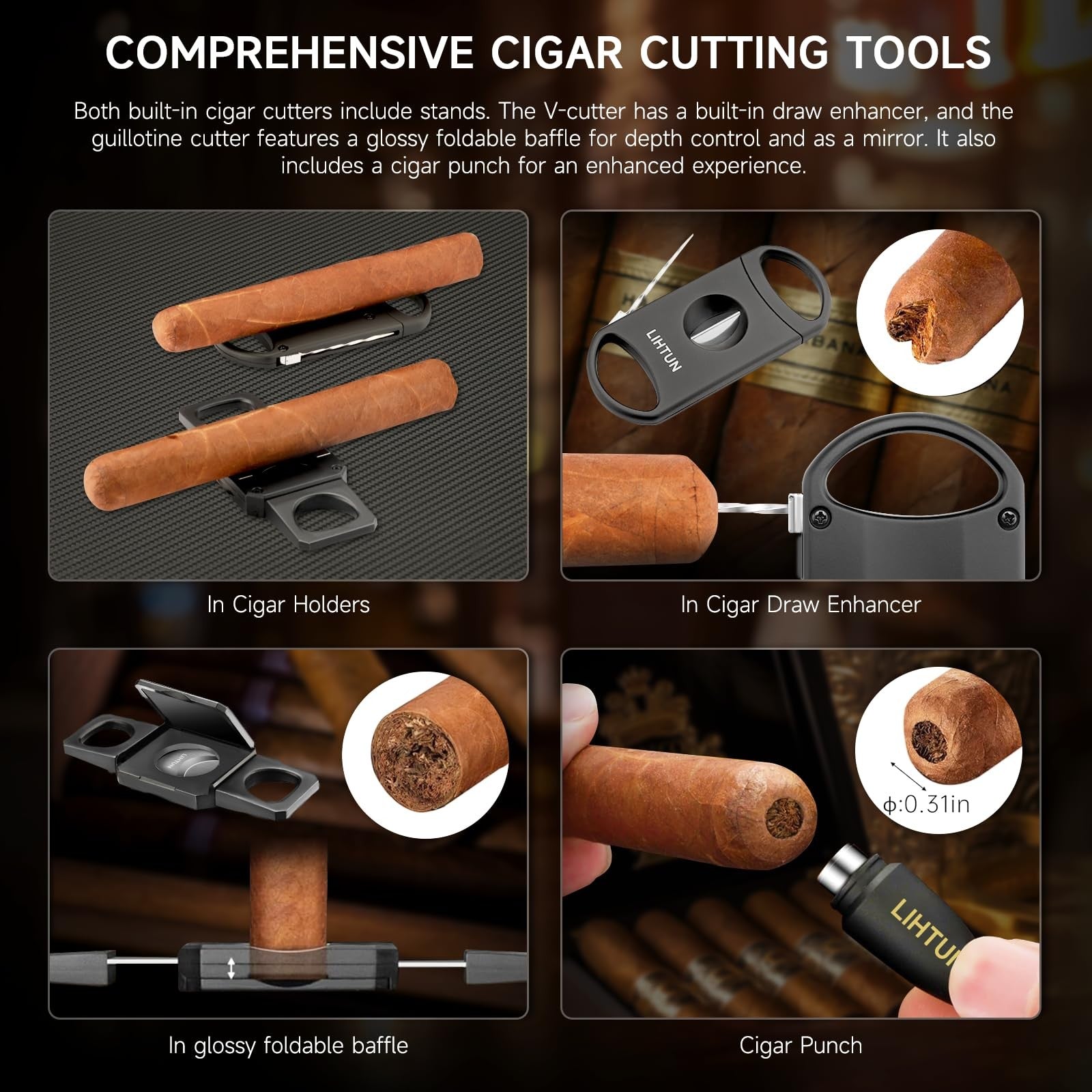 Travel Humidor & Accessories Set — cigar humidor, photo 5