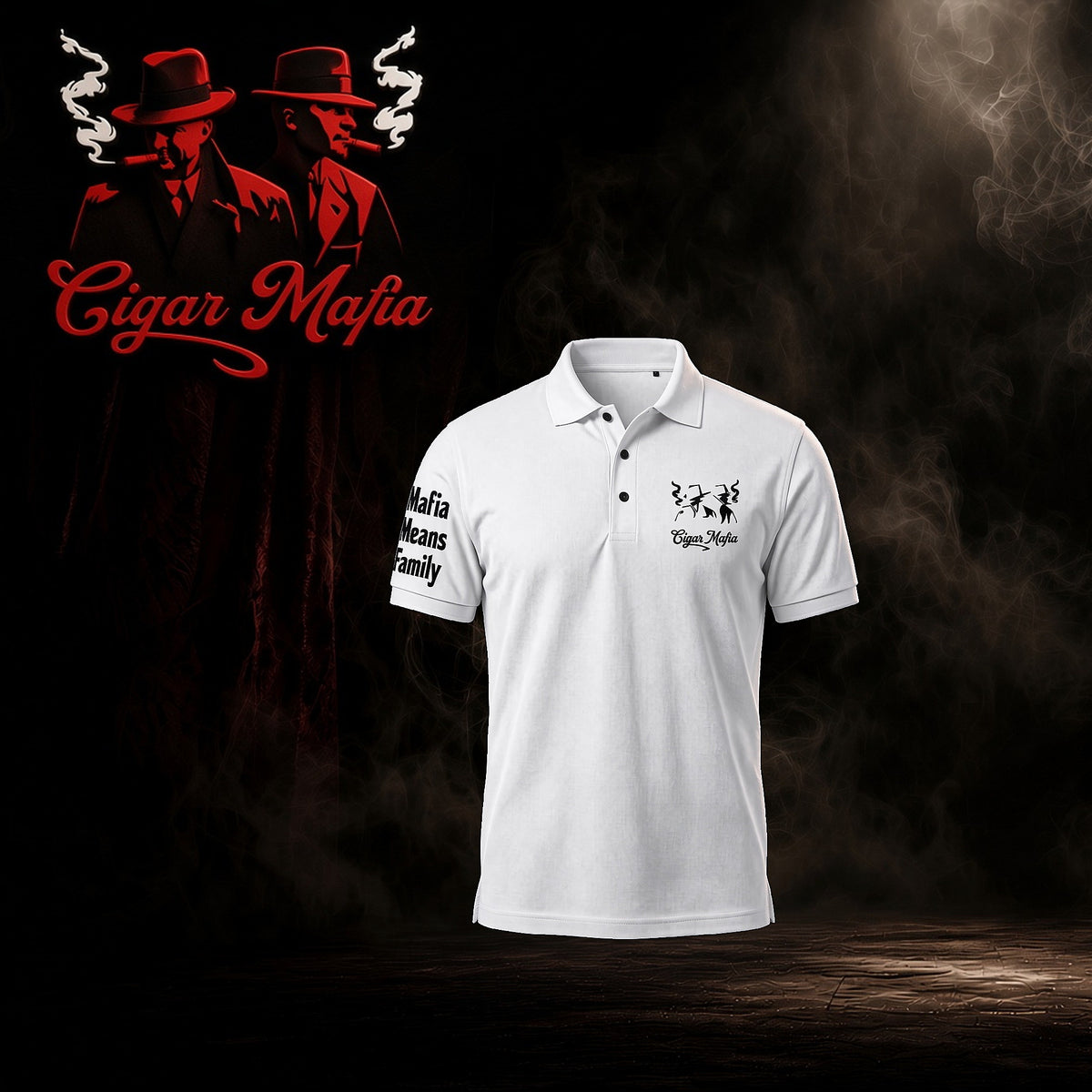 Mafia Means Family Polo — White