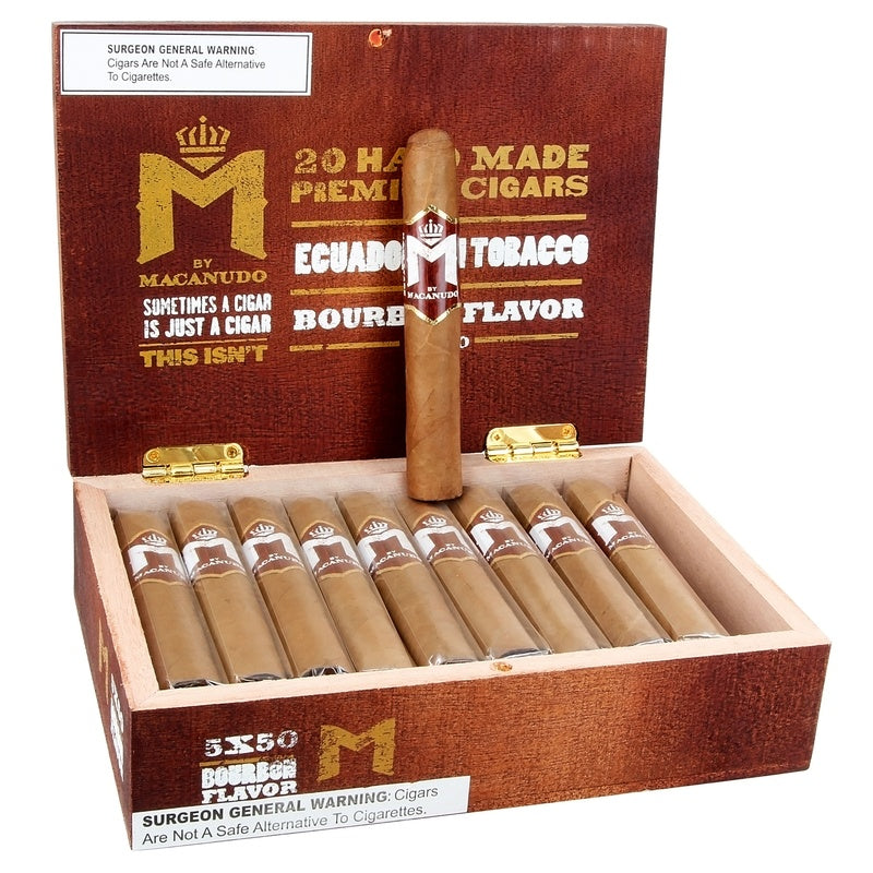 M Bourbon Macanudo Robusto-20