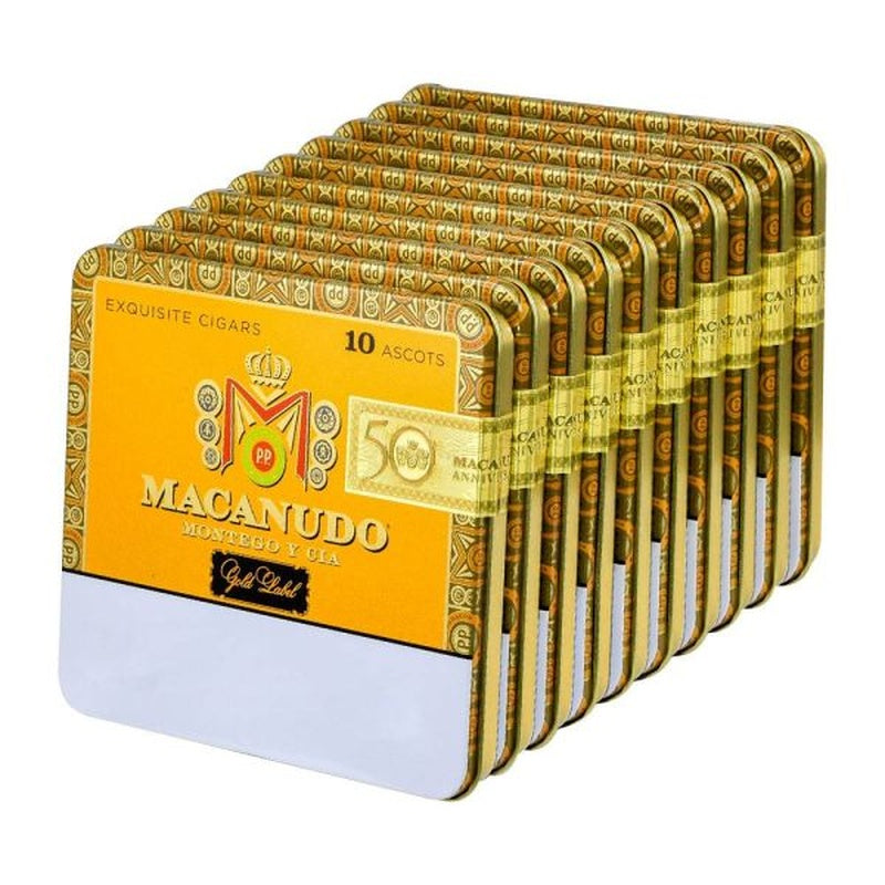 Macanudo Gold Ascot 10/Tin-10