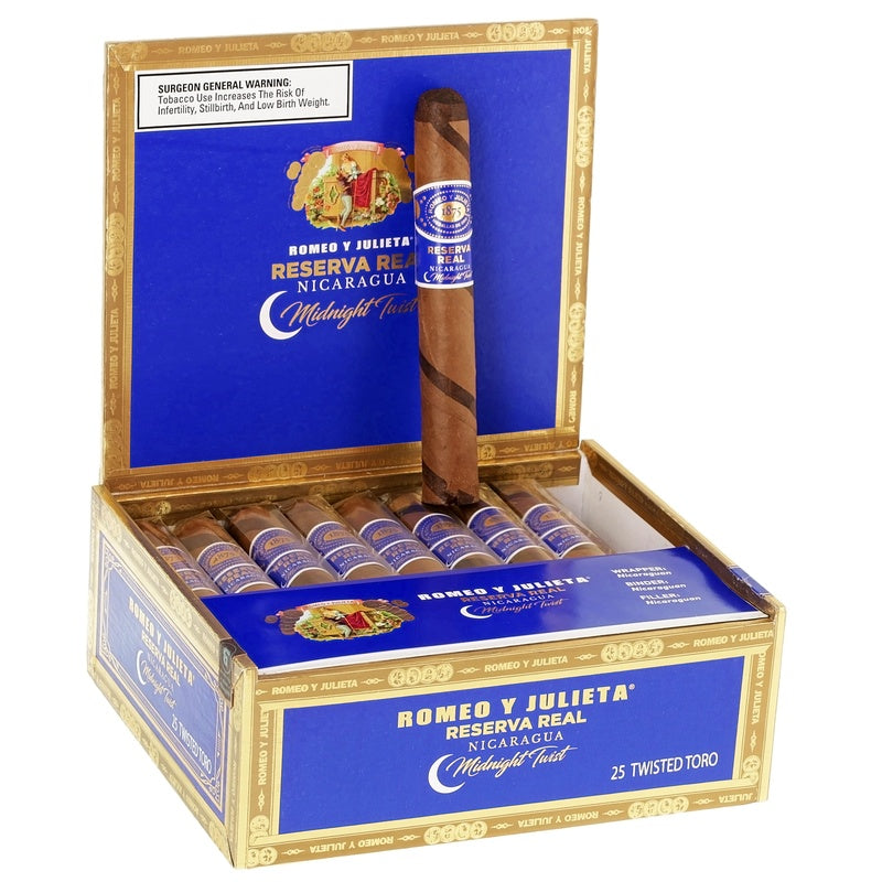 Romeo y Julieta Reserve Nicaragua Midnight Twist Toro-25