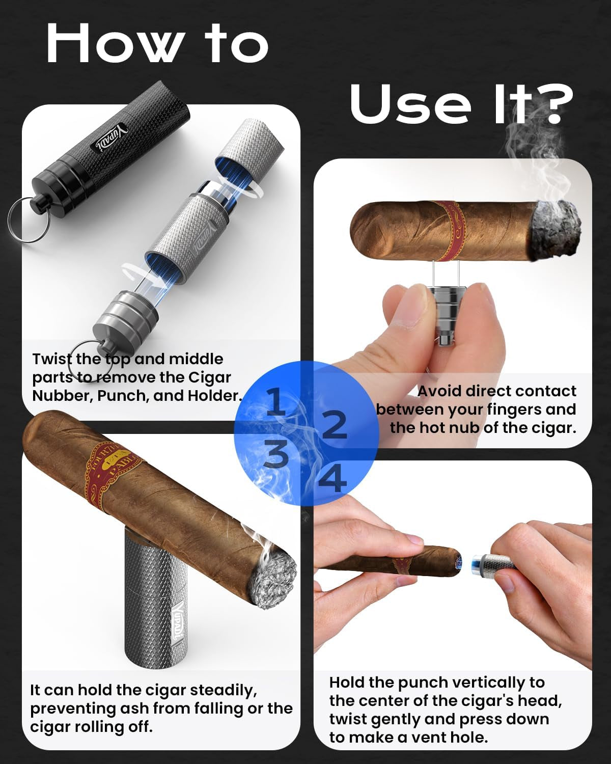 3-in-1 Punch Kit — 2 Pack — cigar punch, photo 5