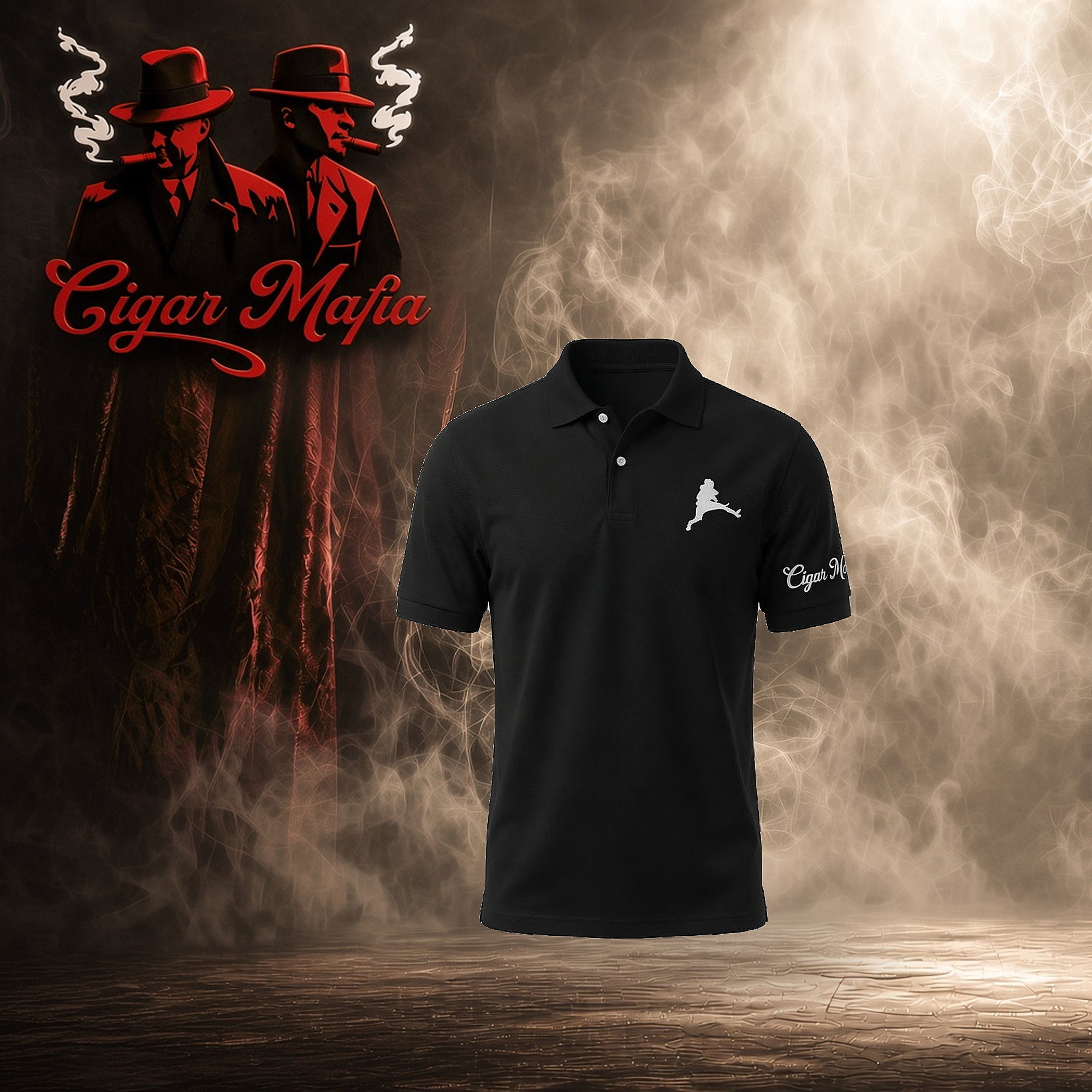 Air Allen Performance Polo — Black