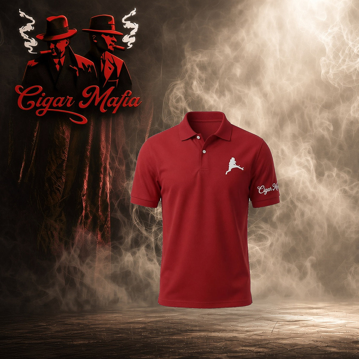 Air Allen Performance Polo — Red