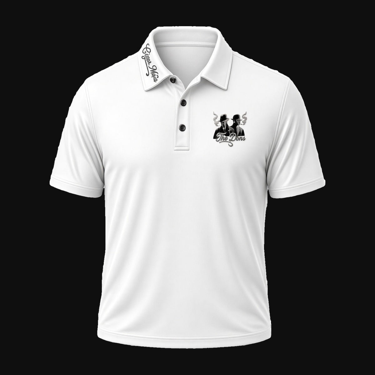 The Dons Dri-Fit Polo — White / Black