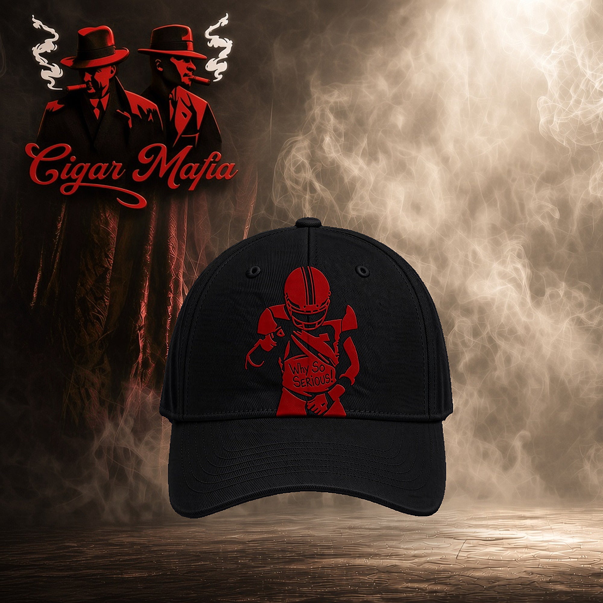 Why So Serious Hat — Black