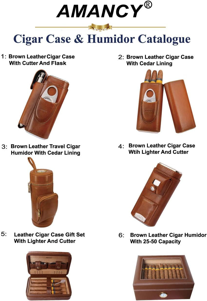 Cedar-Lined Leather Travel Humidor — cigar humidor, photo 8