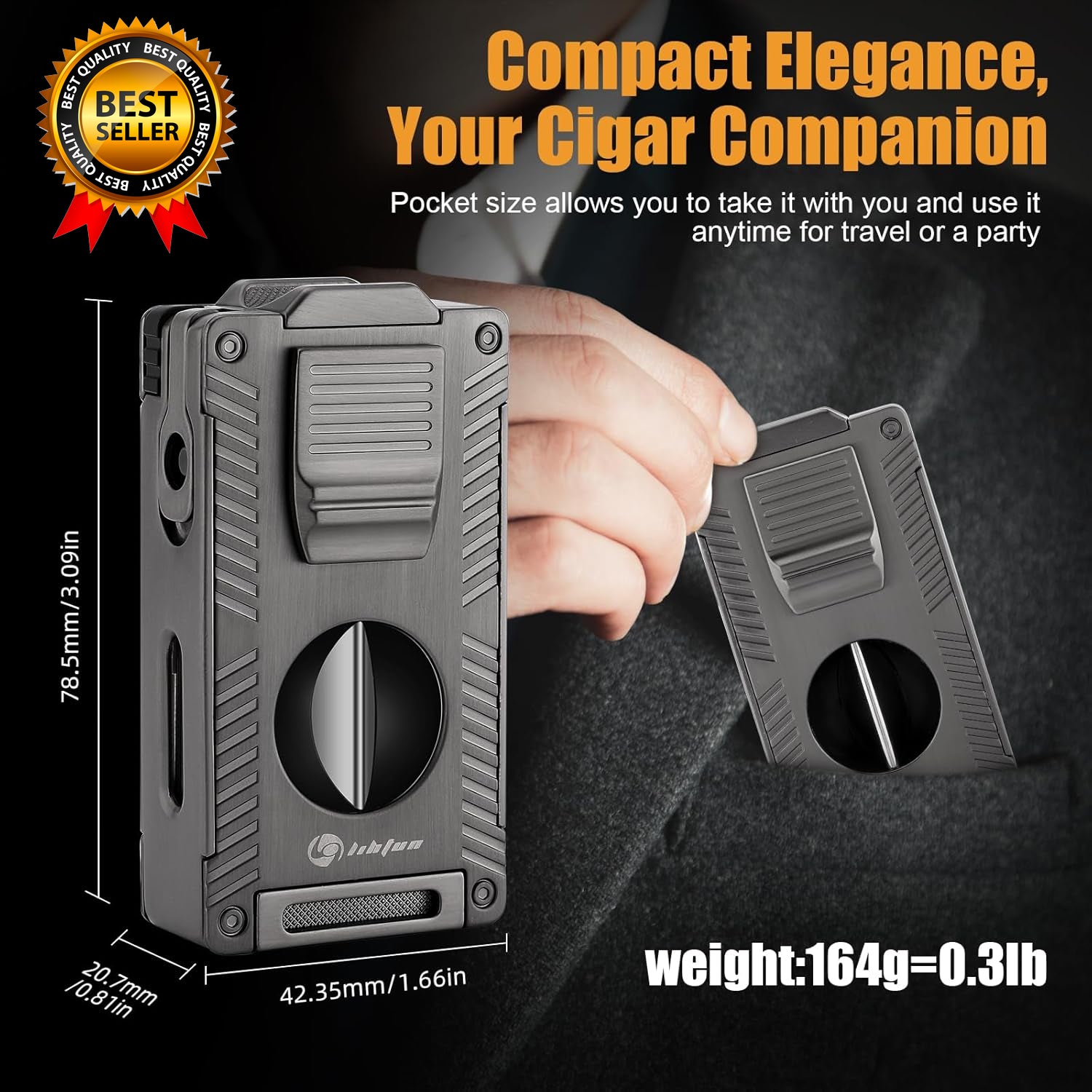 All-in-One Torch Lighter with Punch — cigar lighter, photo 6