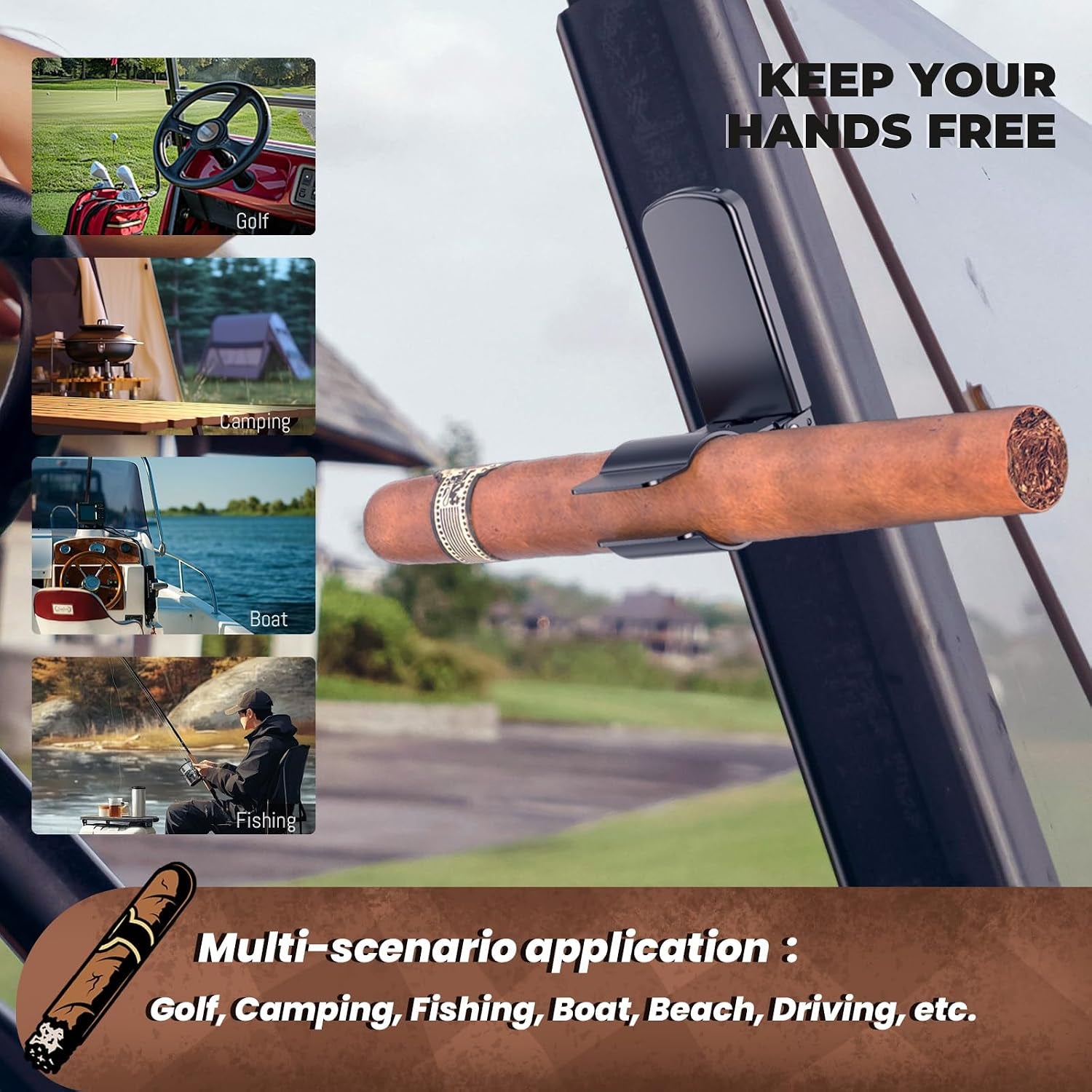 Magnetic Cigar Holders — 2 Pack — cigar holder, photo 4
