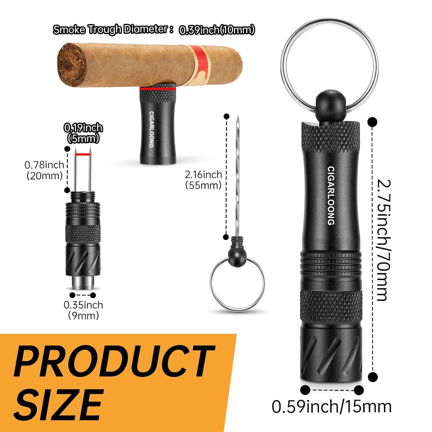 4-in-1 Cigar Punch & Cutter — cigar cutter, photo 4