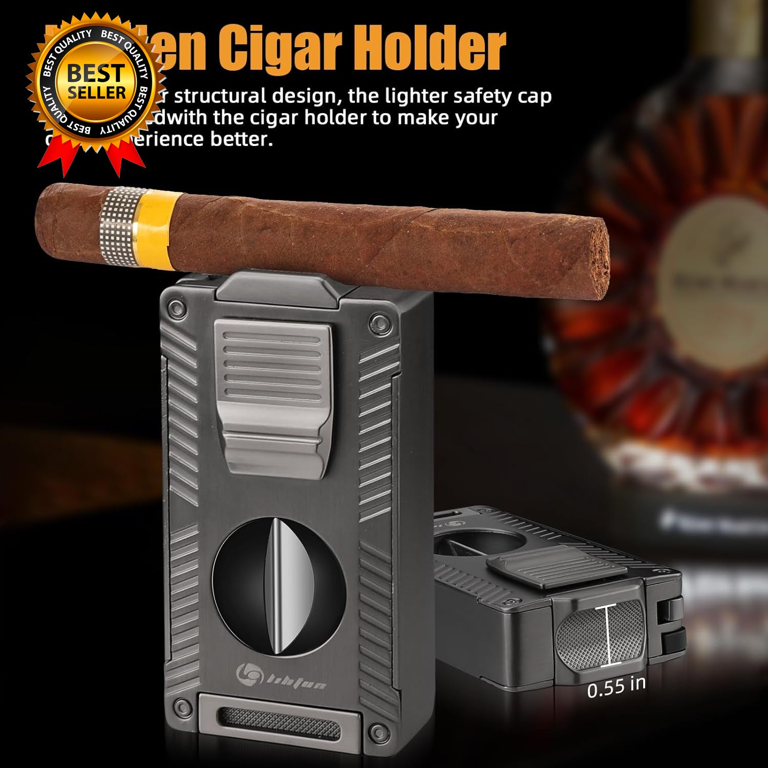 All-in-One Torch Lighter with Punch — cigar lighter, photo 3