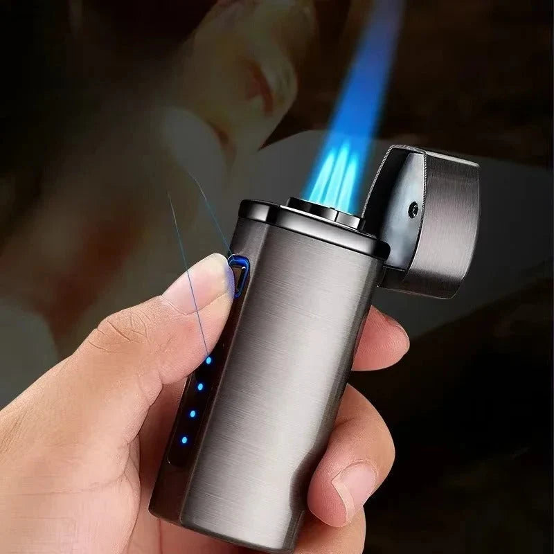 Rechargeable Triple-Jet Torch Lighter — cigar lighter, photo 3