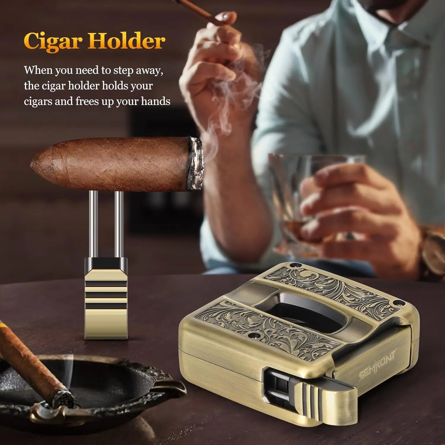 4-in-1 V-Cut Cutter with Punch — cigar cutter, photo 7