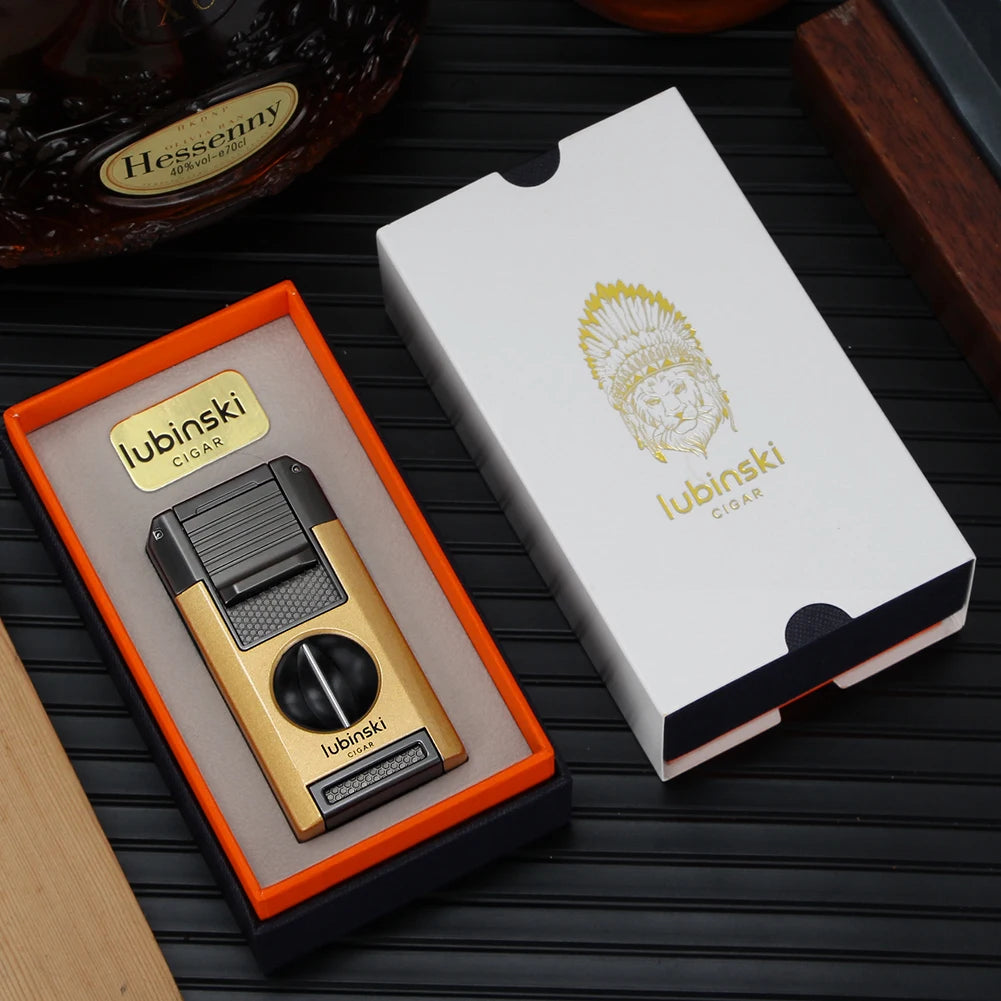 Dual-Flame Torch Lighter with V-Cutter — cigar lighter, photo 7