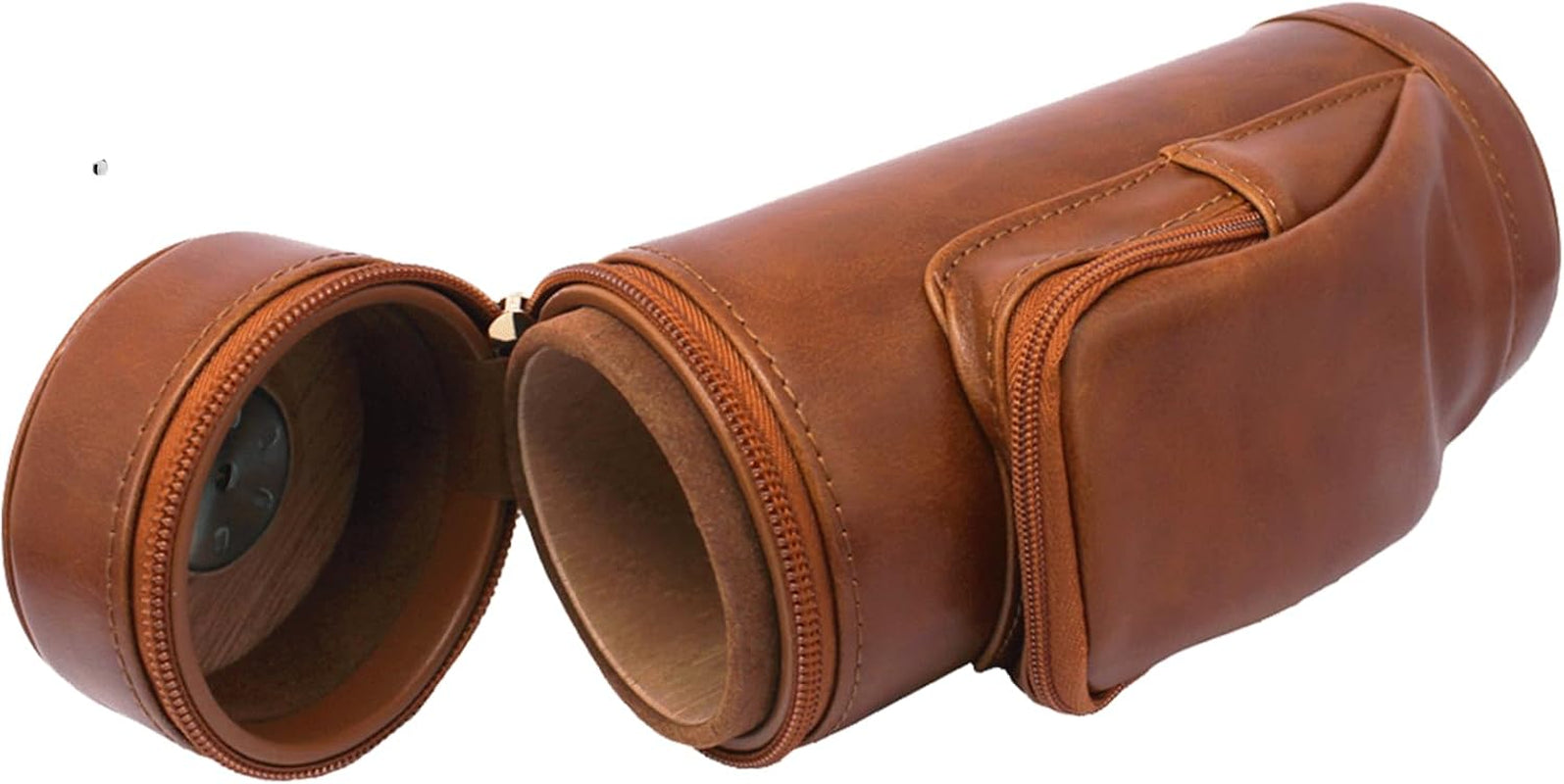 Cedar-Lined Leather Travel Humidor — cigar humidor, photo 3