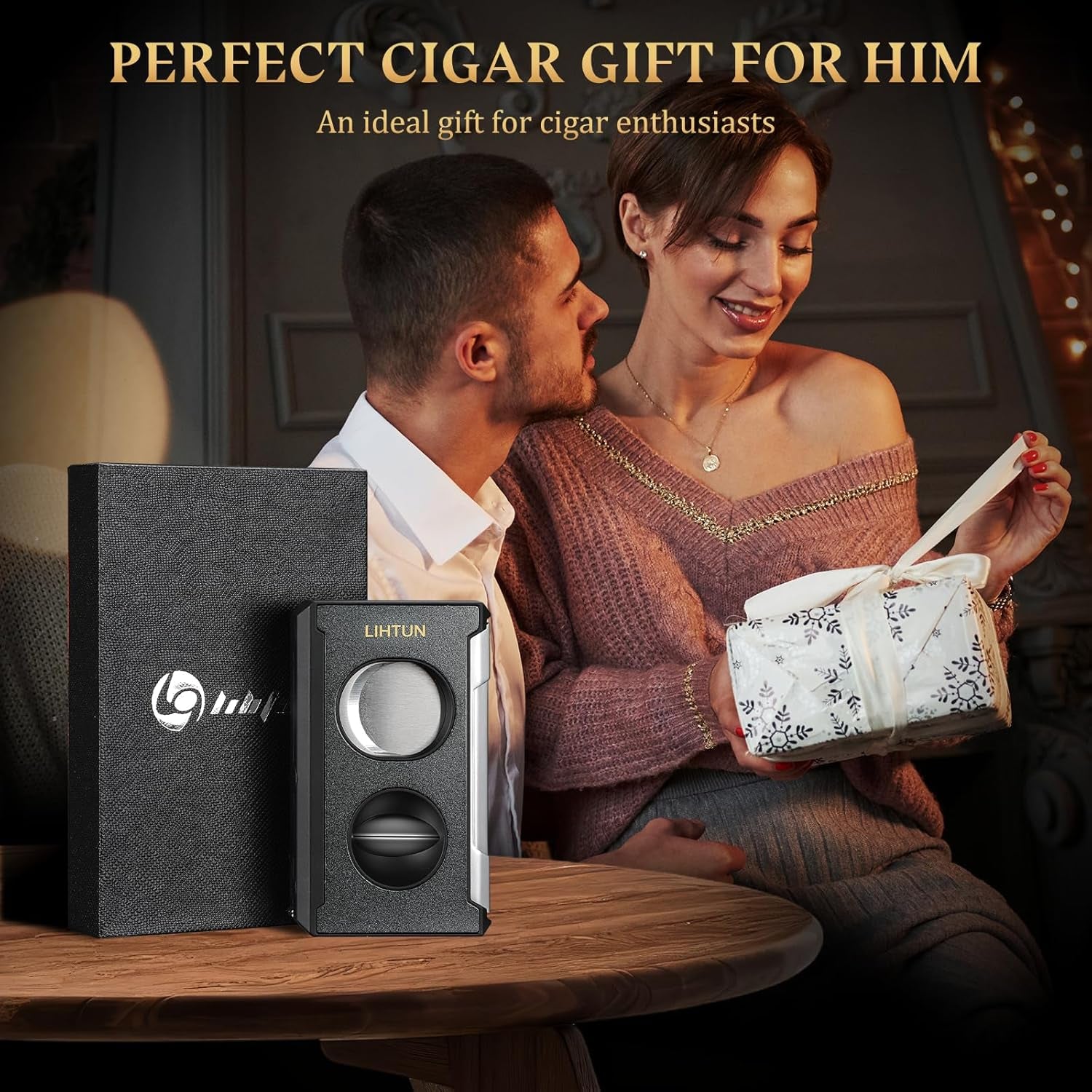 4-in-1 Guillotine Cutter (Black) — cigar cutter, photo 8