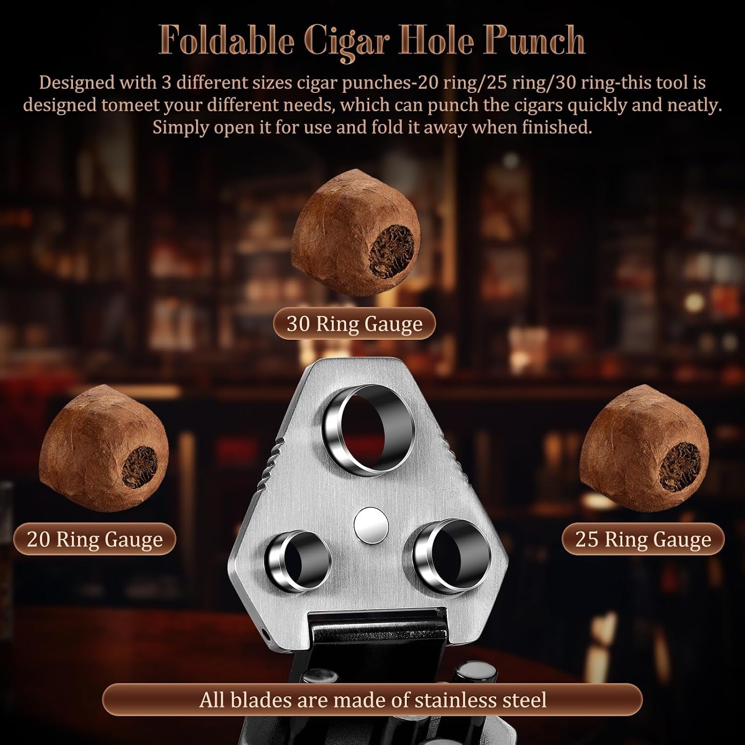 Triple Punch & Holder Combo — cigar holder, photo 4