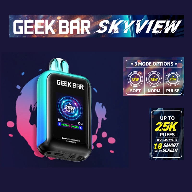 Geek Bar Skyview 25K Disposable Vape (5%, 25000 Puffs)