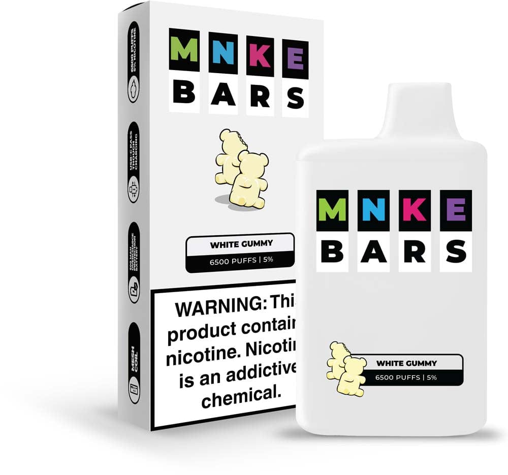 MNKE Bars Disposable Vape (5%, 6500 Puffs)