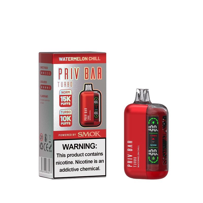 SMOK PRIV Bar Turbo Disposable Vape (5%, 15000 Puffs)