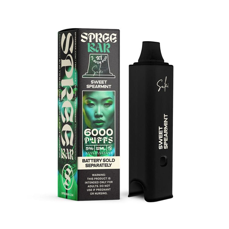 Spree Bar 6000 Diposable Starter Pack (5%, 6000 Puffs)