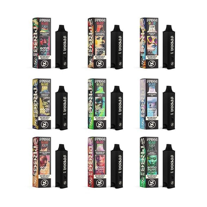 Spree Bar 6000 Diposable Starter Pack (5%, 6000 Puffs)