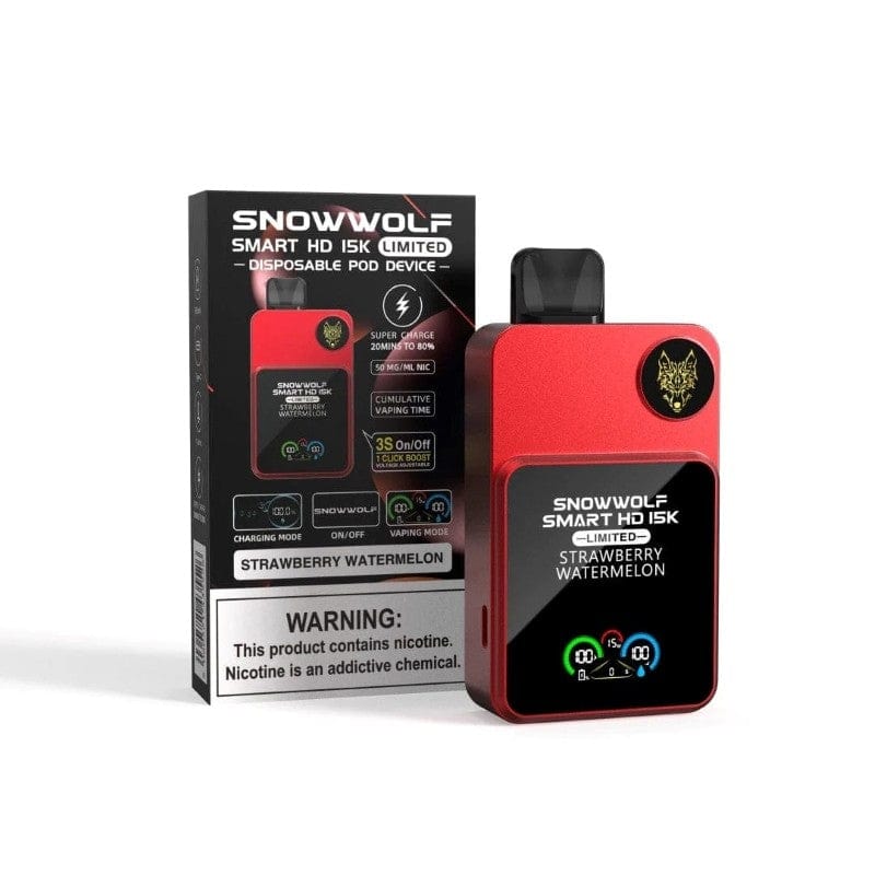 SnowWolf Smart HD 15K Disposable Vape (5%, 15000 Puffs)