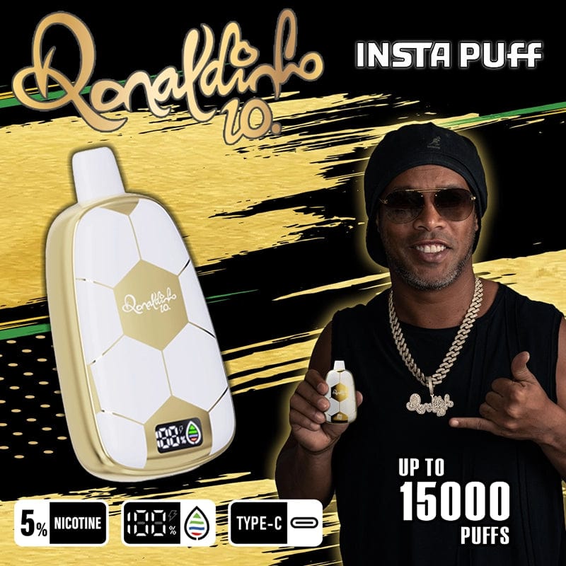 Ronaldinho 10 15K Disposable Vape  (5%, 15000 Puffs)