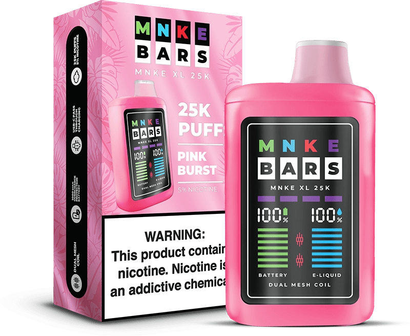 MNKE Bars XL 25K Disposable Vape (5%, 25000 Puffs)