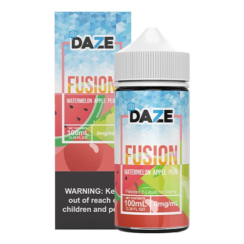 7 Daze Fusion Watermelon Apple Pear ICED 100ml Vape Juice