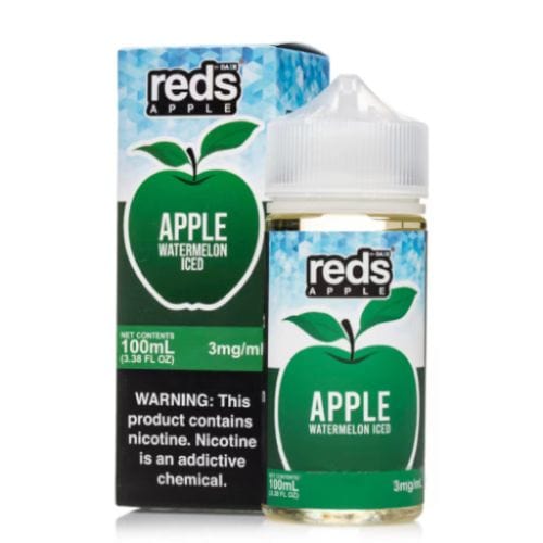 7 Daze Reds Apple Watermelon Iced 100ml Vape Juice