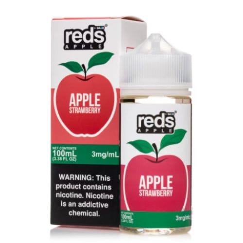 7 Daze Reds Apple Strawberry 100ml Vape Juice