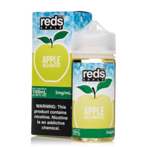 7 Daze Reds Apple Gold Kiwi Iced 100ml Vape Juice