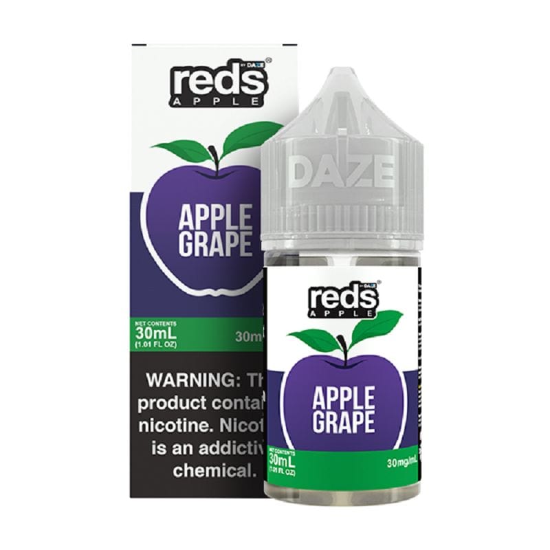 7 Daze Reds Salts Apple Grape Nic Salt Vape Juice 30ml