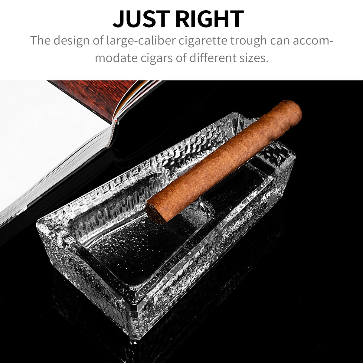 Clear Glass Ashtray B