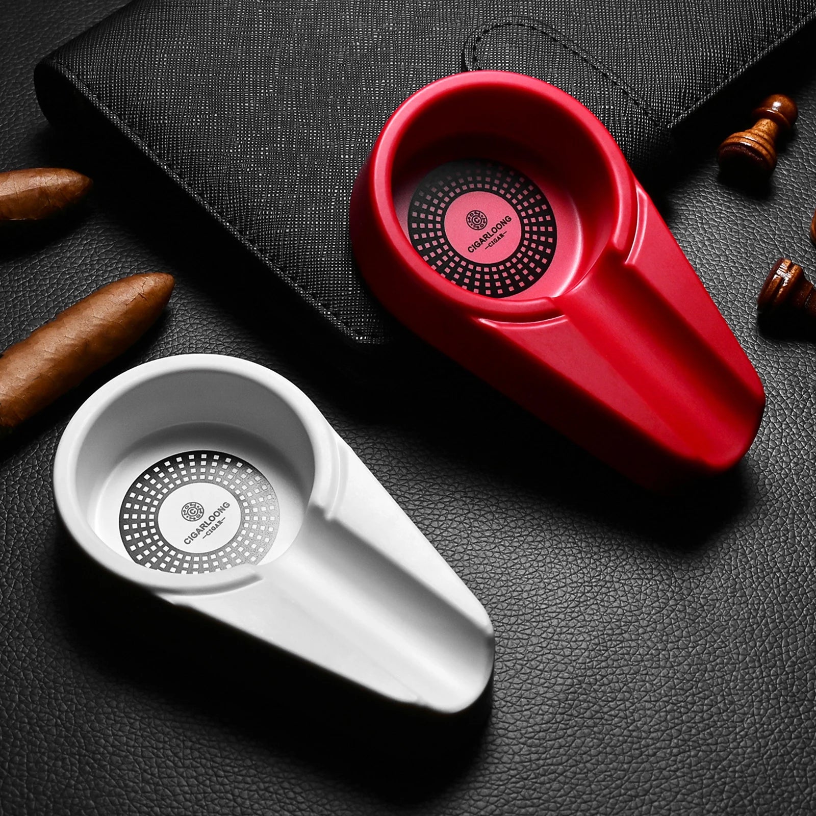 Yellow Resin Ashtray